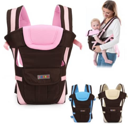 Baby Carrier Bag Go Pink Black color