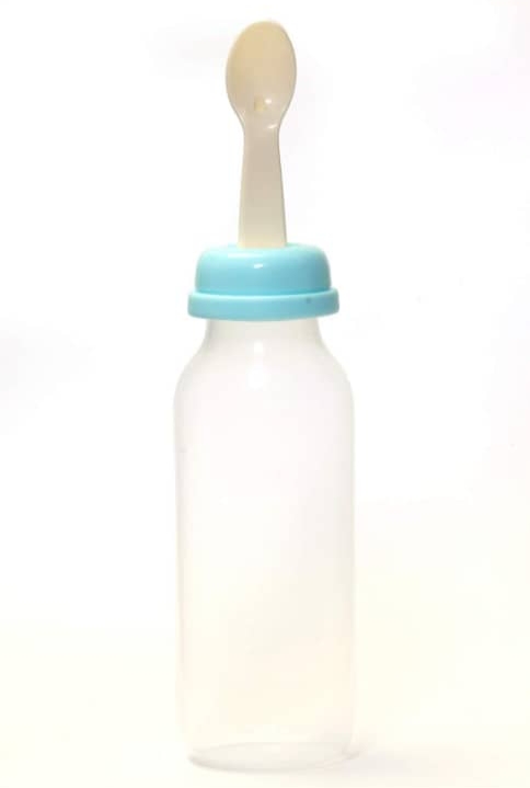 Spoon PP nursing bottle Sky Blue color