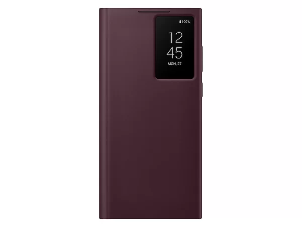 Galaxy S22 Ultra S-View Flip Cover (Burgundy)