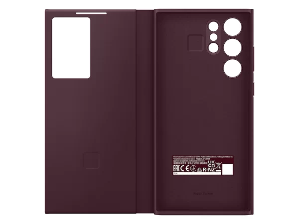 Galaxy S22 Ultra S-View Flip Cover (Burgundy)