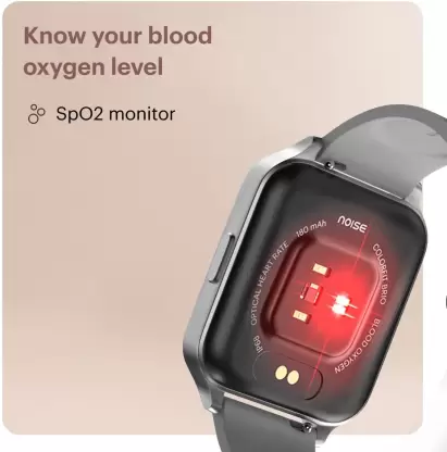 Noise ColorFit Brio Smartwatch (Grey Strap, Regular)