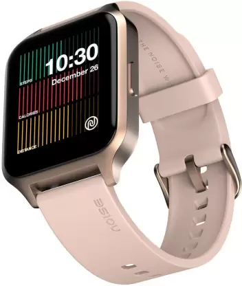 Noise ColorFit Brio Smartwatch (Pink Strap, Regular)