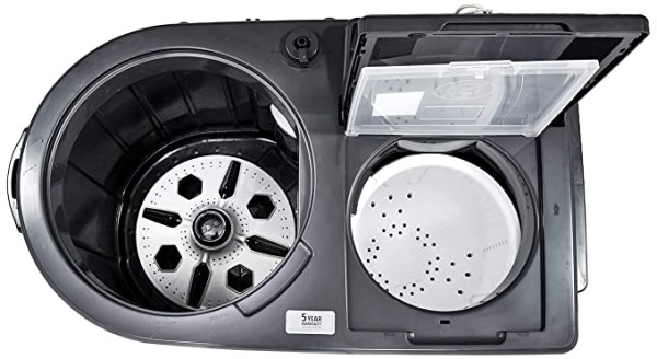 Whirlpool 10.5 kg 5 Star Semi-Automatic Top Loading Washing Machine (ACE XL 10.5, Graphite Grey)