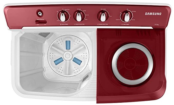 Samsung 11.5 Kg Semi-Automatic Top Loading Washing Machine (WT11A4600RR)