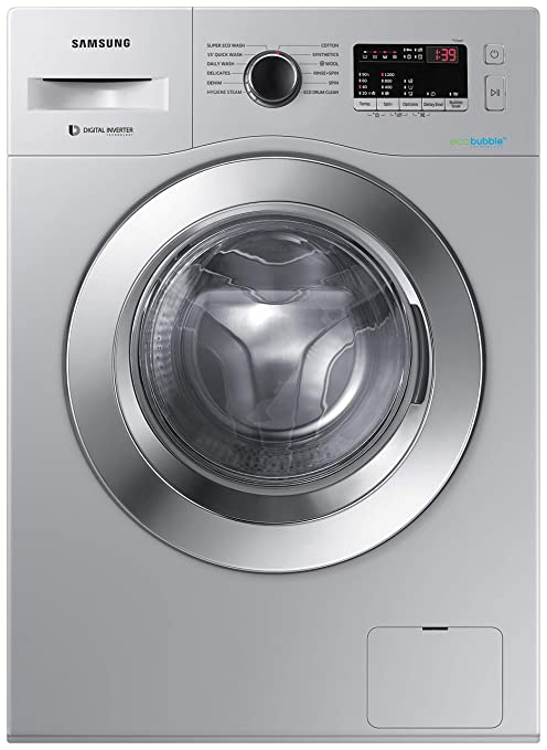 Samsung 6.5 Kg Inverter 5 star Fully-Automatic Front Loading Washing Machine (WW66R22EK0S)
