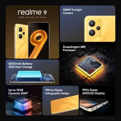 Realme 9 (8GB RAM)(128GB Storage)