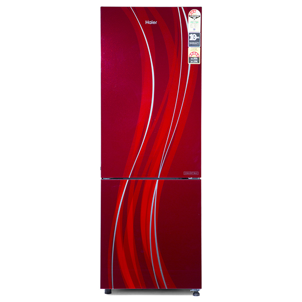 Haier 256 Litres, 3 Star Double Door Bottom Mounted Refrigerators (HRB-2763CRG-E)