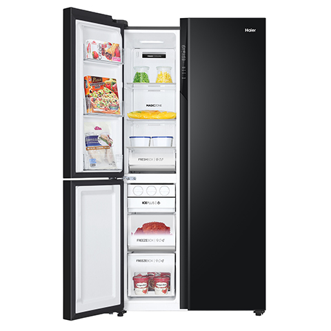 Haier 628 Litres, Convertible Side By Side Refrigerator (HRT-683KG)