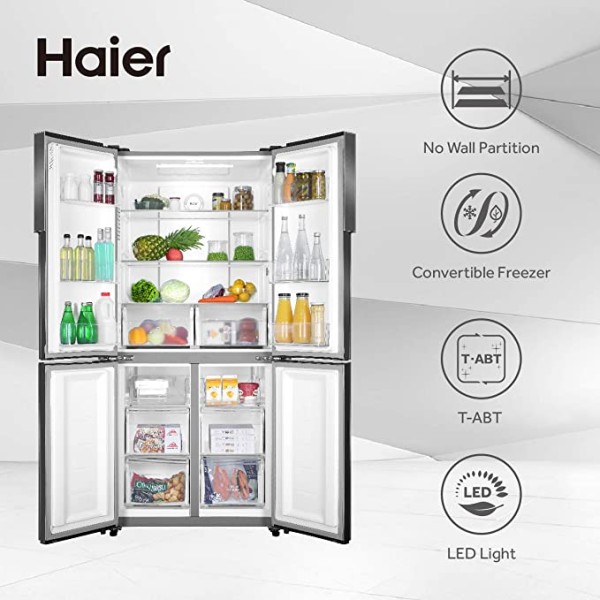 Haier 531 L Inverter Frost-Free Side-by-Side Refrigerator (HRB-550KG)