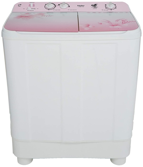 Haier 8 Kg Semi-Automatic Top Loading Washing Machine with Magic Filter, Buzzer(HTW80-1159)