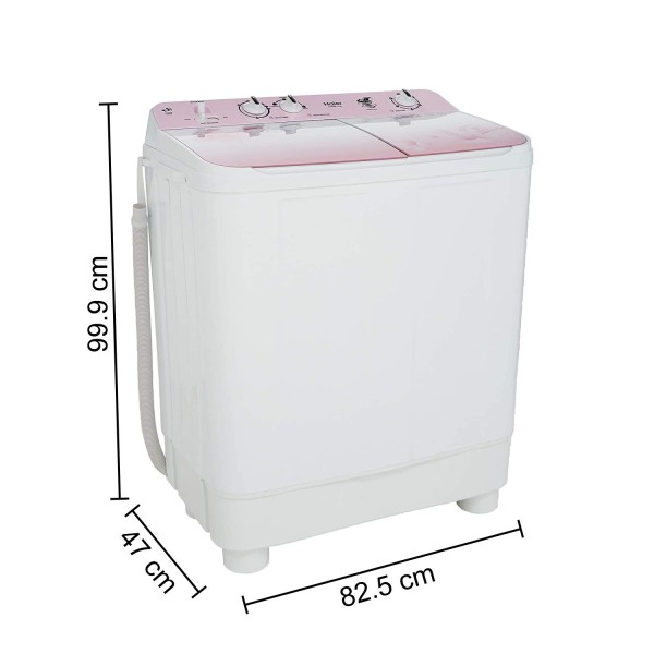 Haier 8 Kg Semi-Automatic Top Loading Washing Machine with Magic Filter, Buzzer(HTW80-1159)