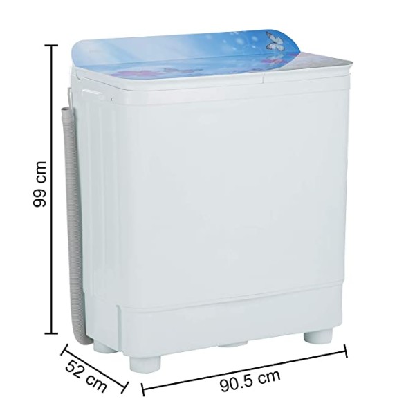 Haier 9.5 Kg Semi-Automatic Top Loading Washing Machine (HTW95-178)