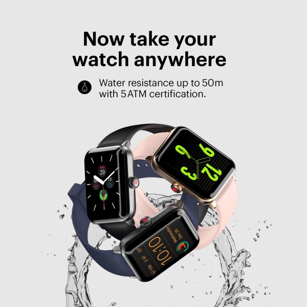 Noise ColorFit Pro 3 Assist Smart Watch (Jet Black)