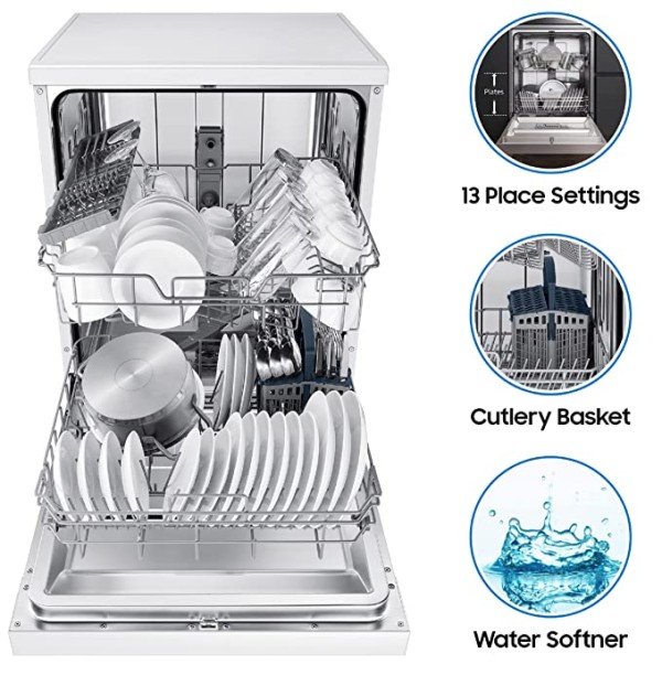 Samsung 13 Place Setting Freestanding Dishwasher (DW60M5042FS)