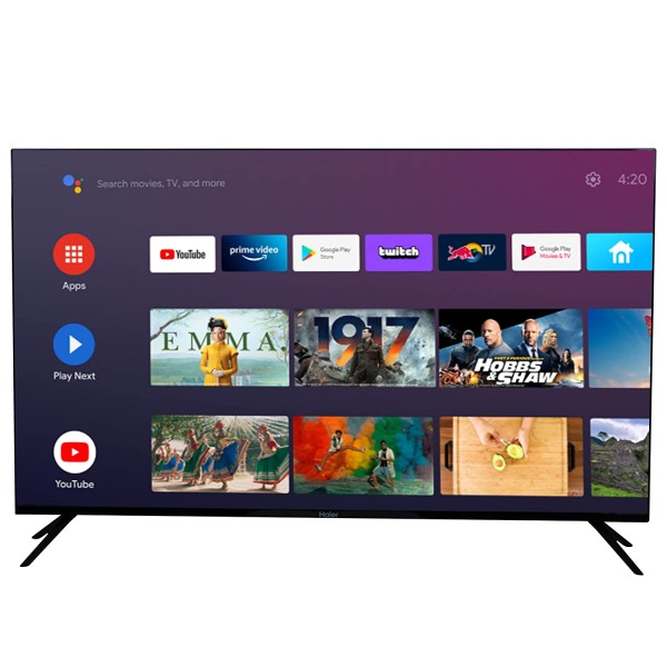 Haier 50 Inch 4K Bezel Less Google Android TV - Smart AI Plus (LE50K7700HQGA)