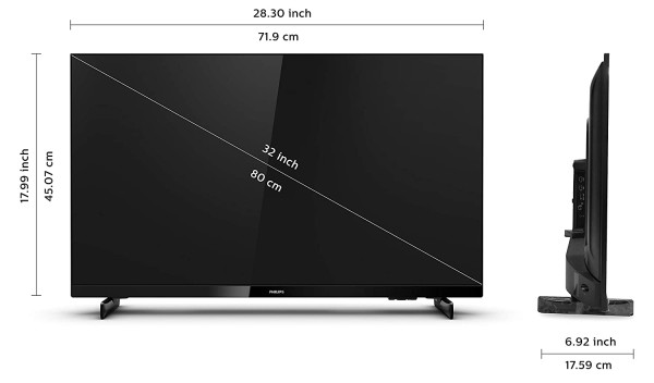 Philips 80 cm (32 inches) Pixel Precise HD Series HD Ready LED Smart TV (32PHT6815)