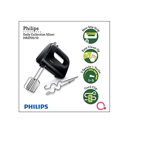 Philips HR3705-10 300-Watt Hand Mixer