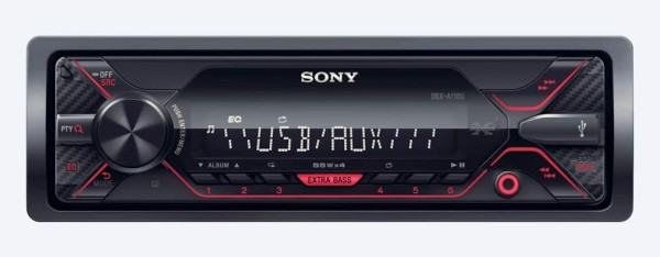 Sony DSX-A110U Car Stereo USB/AUX/FM (Black)